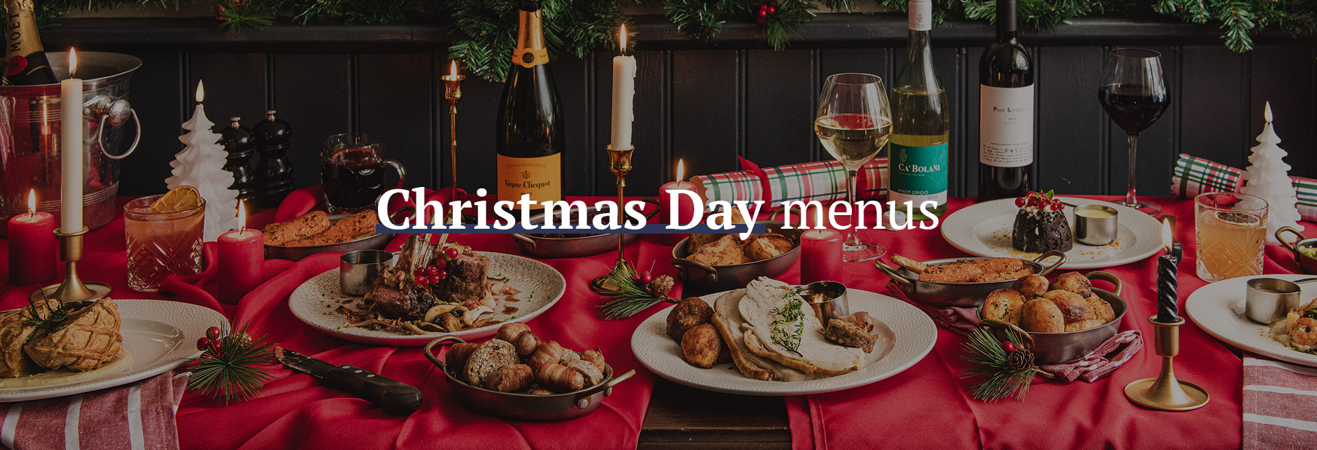 Christmas Day Menu at The Crown and Anchor Euston