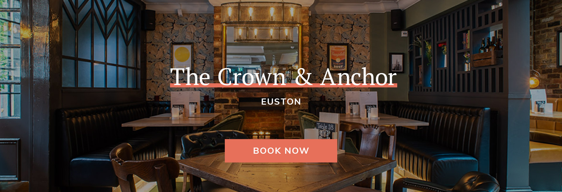 Join us at The Crown and Anchor Euston in London for delicious pub food